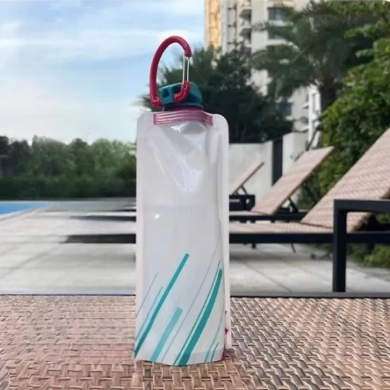 Botella portátil amoldable